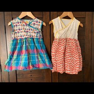 Kumquat cross front dress sz 2T